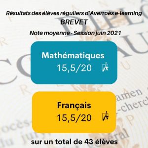 Résultats Averroès e-learning en maths et en français au BREVET