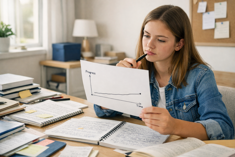 Travaille beaucoup et progresse peu